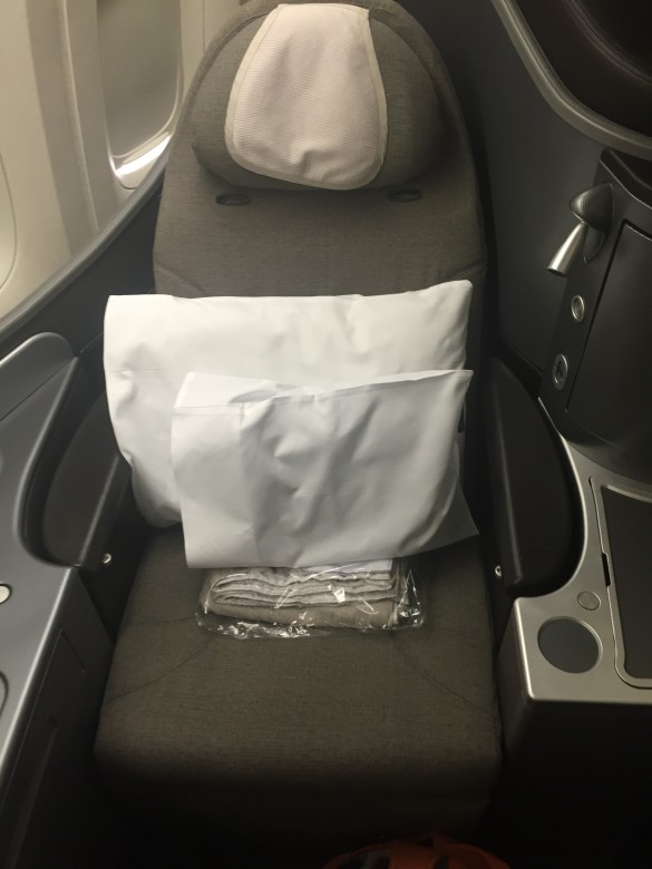United Global First Class seat