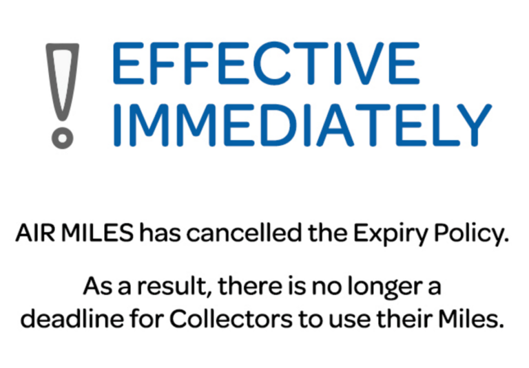 BREAKING: Air Miles Will NOT Expire!