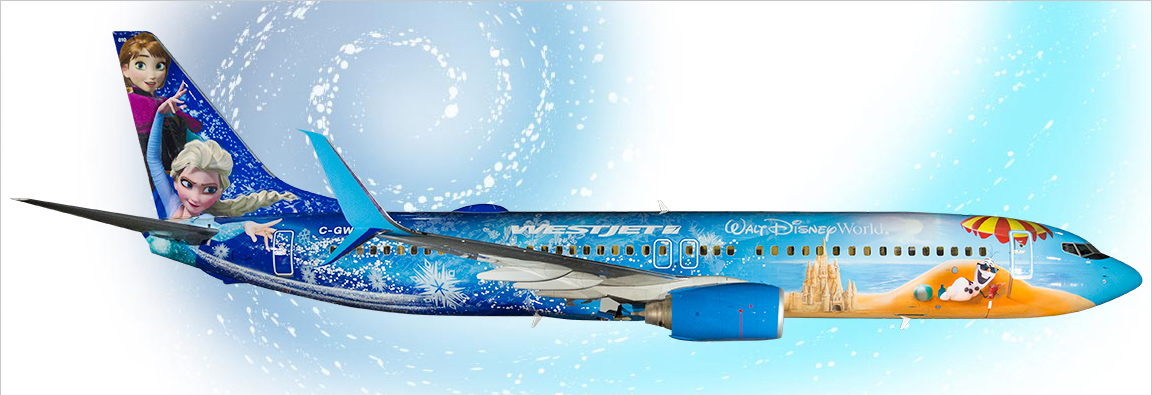 a blue airplane with white and blue designs
